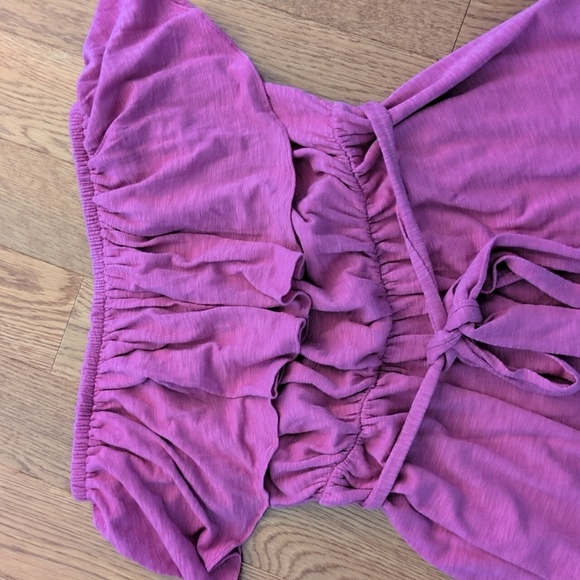 Express - Strapless Ruffle Mini Dress - Medium - Picture 4 of 7